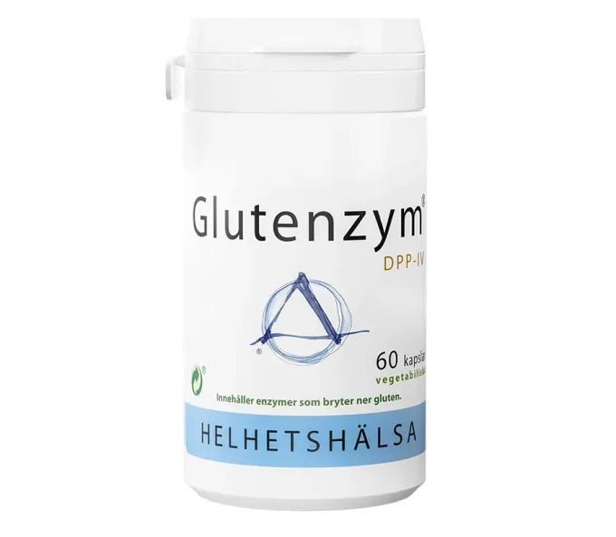 Helhetshälsa Glutenzym enzymer 60 kapslar Helhetshälsa