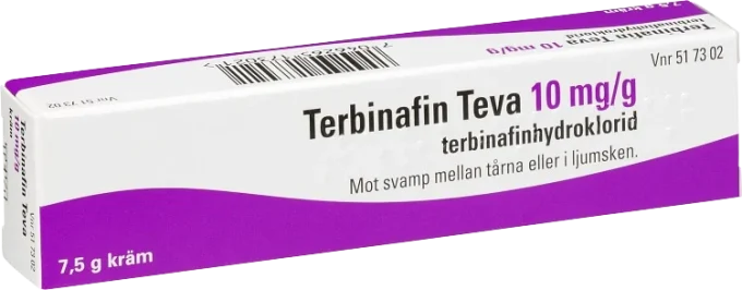 Terbinafin Teva kräm 10 mg/g 7,5 g Teva