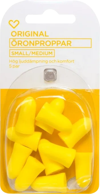 Hjärtats öronproppar small/medium 5 par Hjärtats