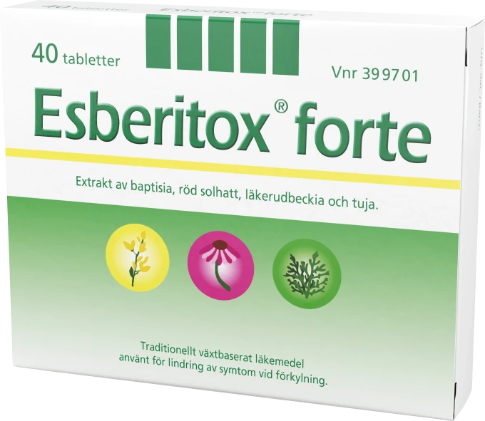 Esberitox forte tablett 40 st Esberitox