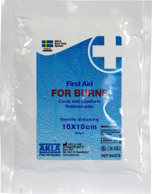 AKLA For Burns Brännskadekompress 10x10 cm Akla