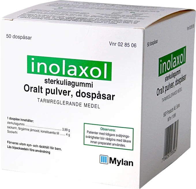 Inolaxol oralt pulver dospåse 50 st Inolaxol