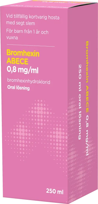 Bromhexin ABECE Oral lösning 0,8 mg/ml 250 ml ABECE