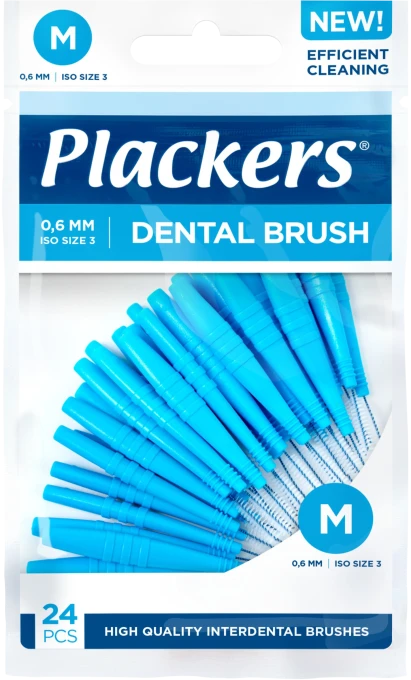 Plackers Dental Brush M 0,6 mm 24 st Plackers
