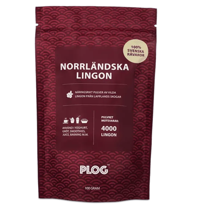 PLOG Norrländska Lingon 100 g PLOG