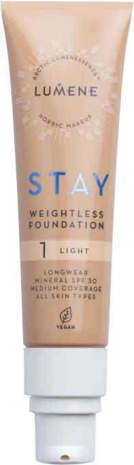 Lumene Stay Weightless Foundation 30 ml 1 Light Lumene