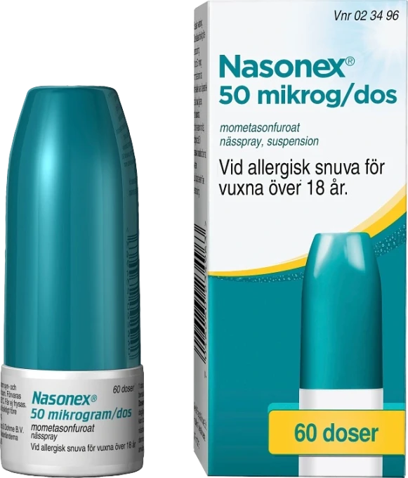 Nasonex nässpray suspension 50 µg/dos 60 doser Nasonex