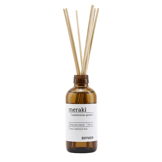 Meraki Doftspridare med 7 pinnar Scandinavian Garden 120 ml Meraki