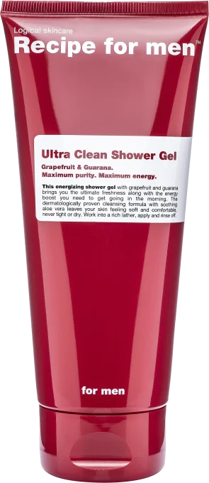 Recipe for Men Ultra Clean Shower Gel 200 ml Recipe for Men