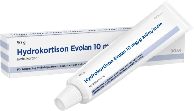 Hydrokortison Evolan 10 mg/g Kräm 50 g Evolan