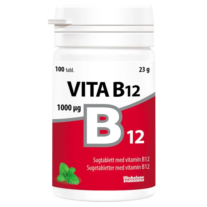 Vita B12 1 mg 100 sugtabletter Vita B12