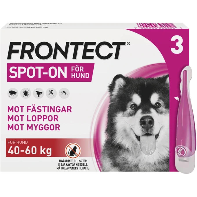 Frontect 40-60 kg Spot-on, lösning Spot-on applikator, 3st (3x6ml) Frontline