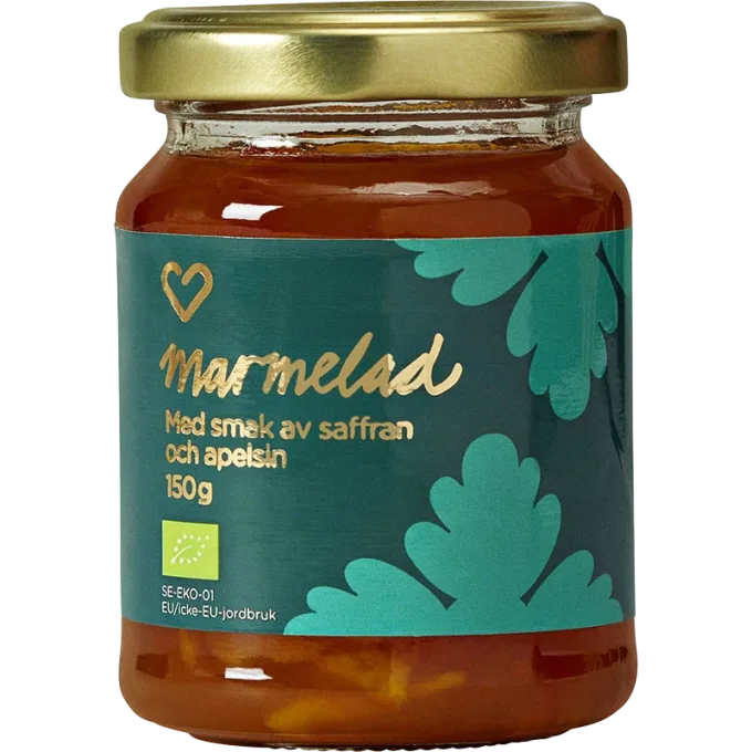 Hjärtats Marmelad Saffran & Apelsin 150 g Hjärtats