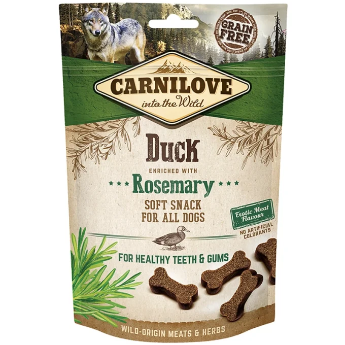 Carnilove Dog Semi Moist Snack Duck w Rosemary 200 g Carnilove