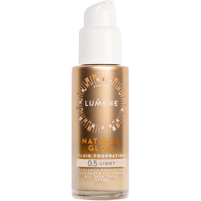 Lumene Natural Glow Fluid Foundation SPF20 30 ml 0.5 Light Lumene