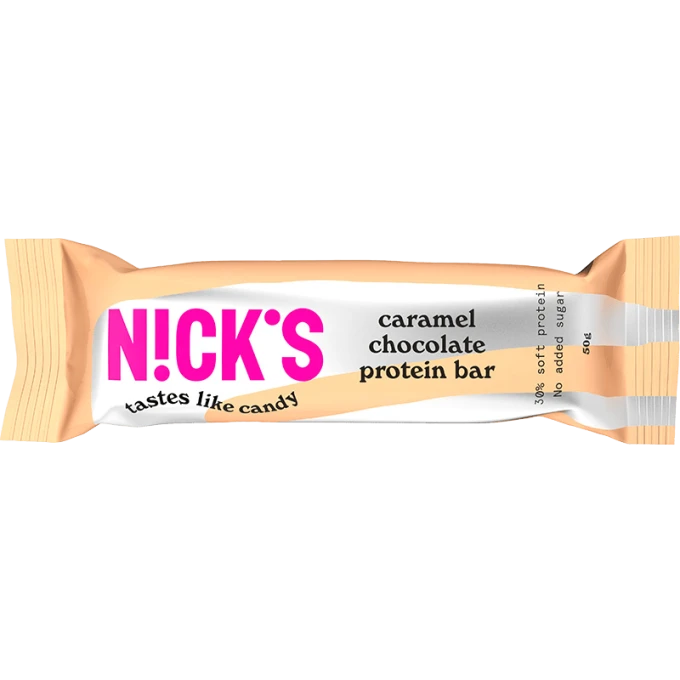 NICK'S Protein Bar Caramel Chocolate Nicks