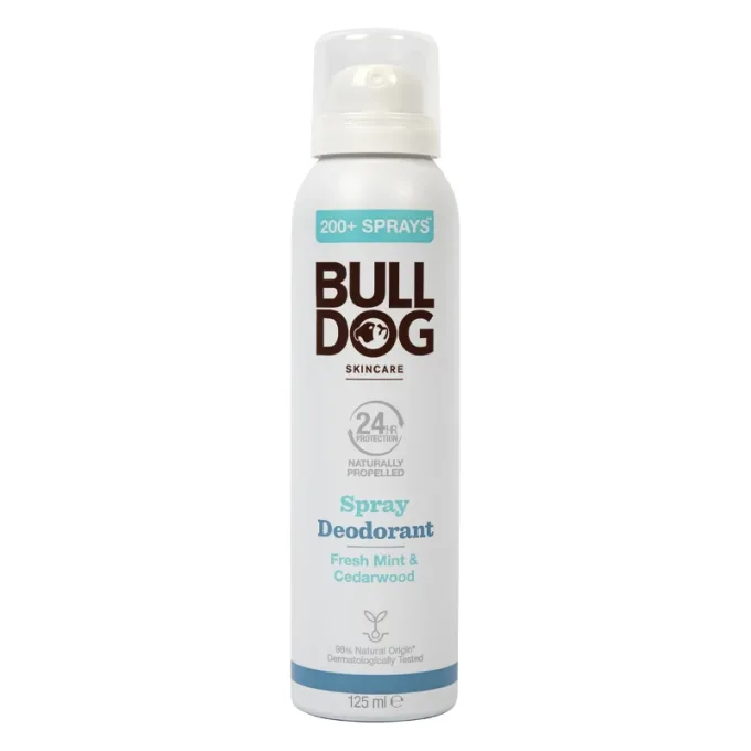 Bulldog Fresh Mint & Cedarwood Spray Deodorant 125 ml Bulldog