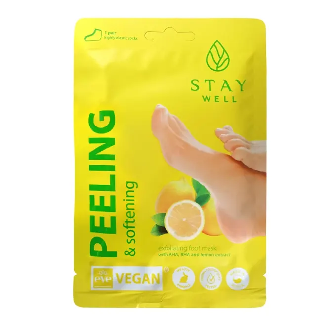 Stay Well Peeling & Softening Foot Mask Lemon Stay Well