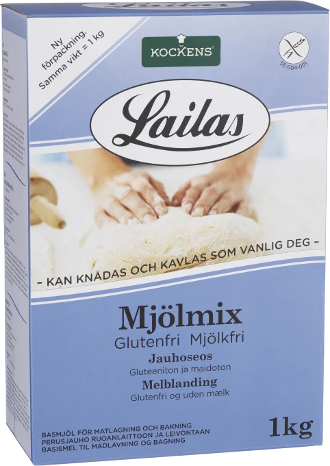 Lailas Mjölmix glutenfri mjölkfri 1 kg Lailas
