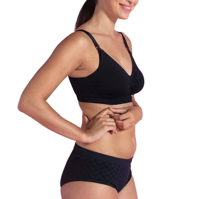 Carriwell Amningsbh med Gelbygel Svart M Carriwell