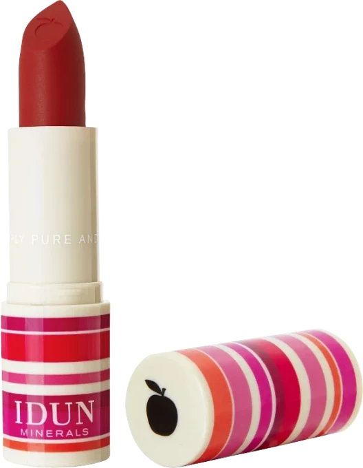 IDUN Minerals Matte Lipstick 4 g Jordgubb IDUN Minerals