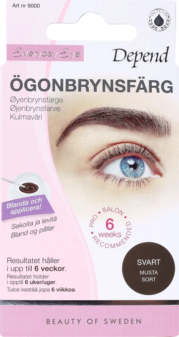 Depend Ögonbrynsfärg Svart Depend