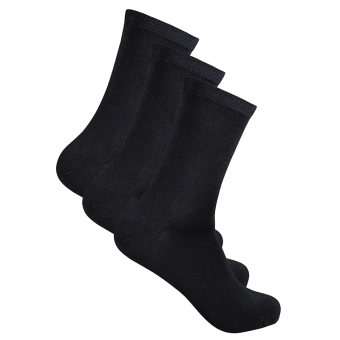 Life Wear Bambustrumpa med Komfortresår 3-pack Svart 34-36 Life Wear