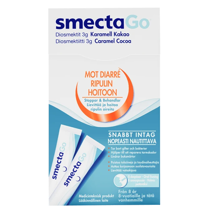 SmectaGo Orala Dospåsar Karamell/Kakao 8 st SmectaGo
