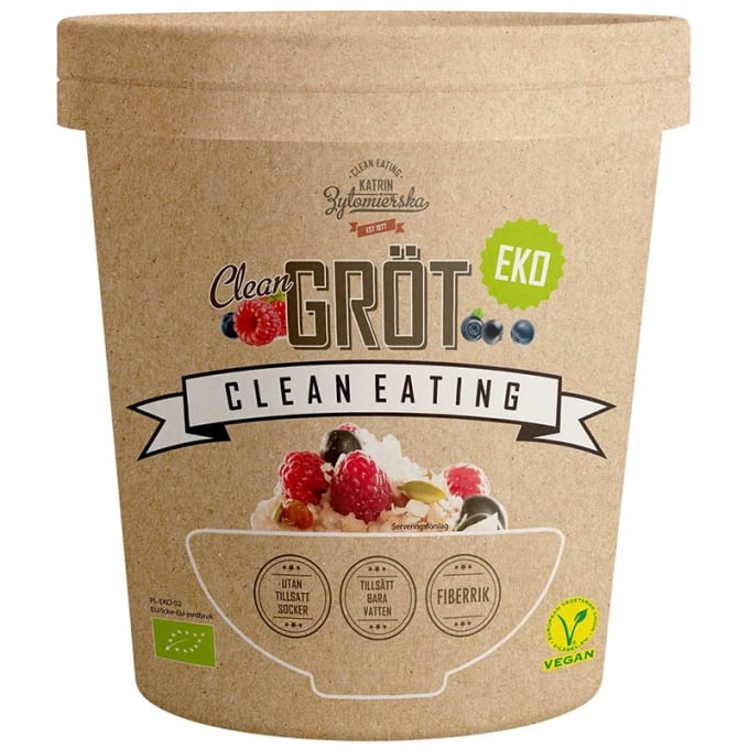 Clean Eating Clean Gröt Cup 60 g Clean Eating