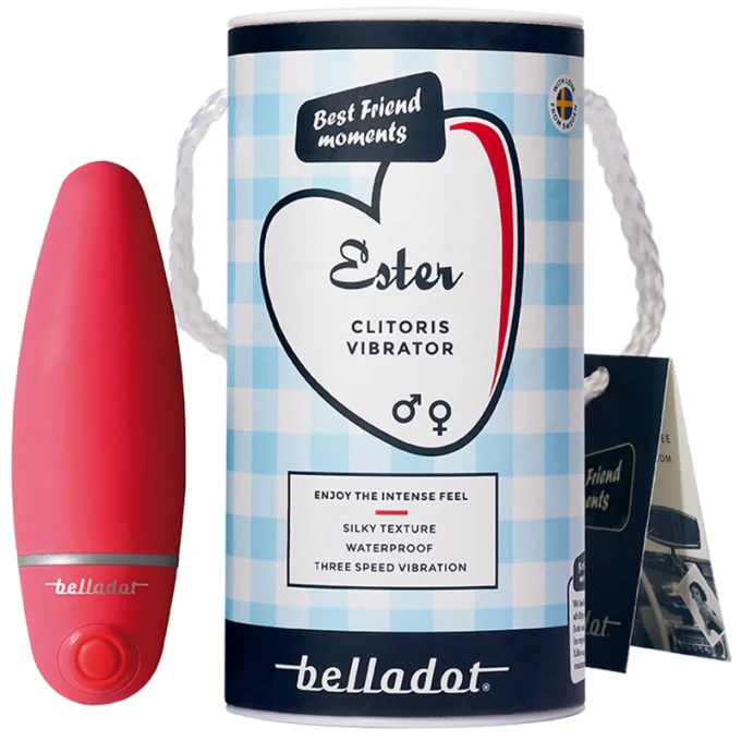 Belladot Ester Clitoris Vibrator Red Belladot