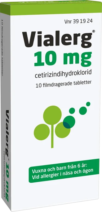 Vialerg Orifarm filmdragerad tablett 10 mg 10 st Orifarm