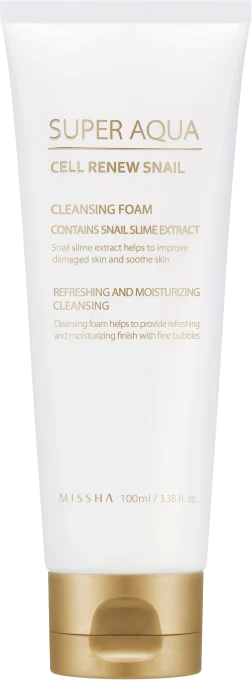 Missha Super Aqua Cell Renew Snail Cleansing Foam 100 ml Missha