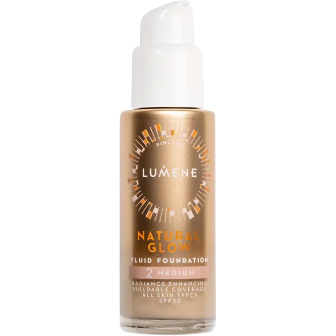 Lumene Natural Glow Fluid Foundation SPF20 30 ml 2 Medium Lumene