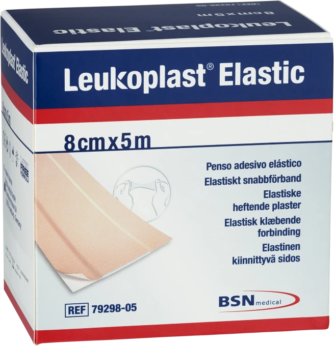 Leukoplast Elastic plåsterrulle 8 cm x 5 m Leukoplast