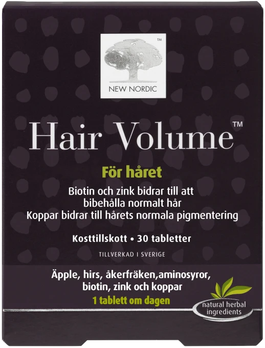 New Nordic Hair Volume Kosttillskott 30 st New Nordic
