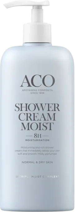 ACO Shower Cream Moist parfymerad 400 ml ACO