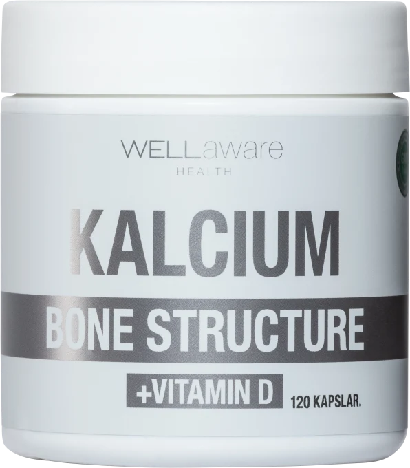 WellAware Health Kalcium + Vitamin D 120 kapslar WellAware