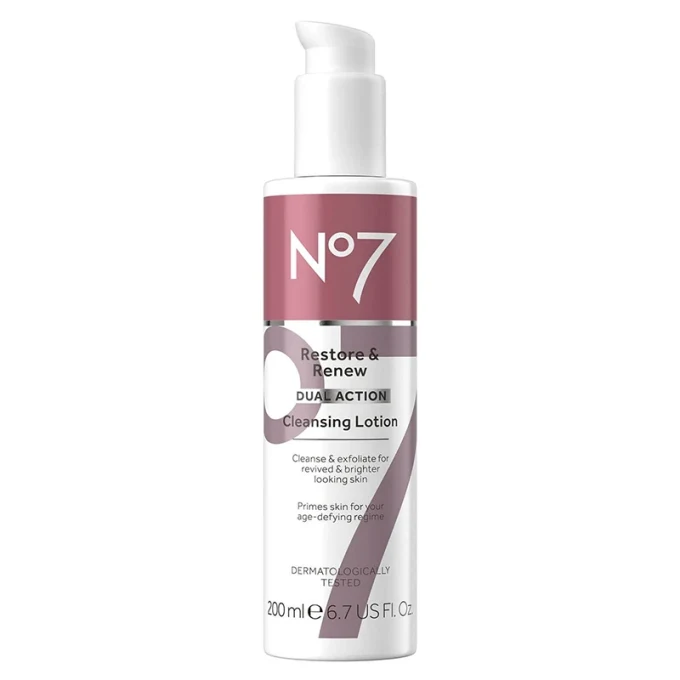No7 Restore & Renew Cleansing Lotion 200 ml No7