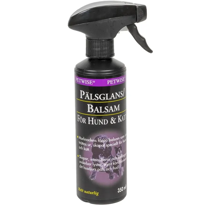 Petwise Pälsglans/Balsam Hund & Katt 350 ml Petwise