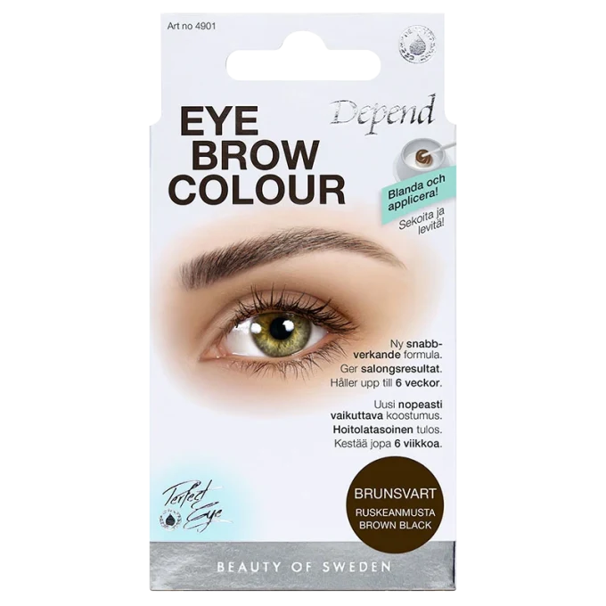 Depend Eyebrow Colour Brown Black Depend