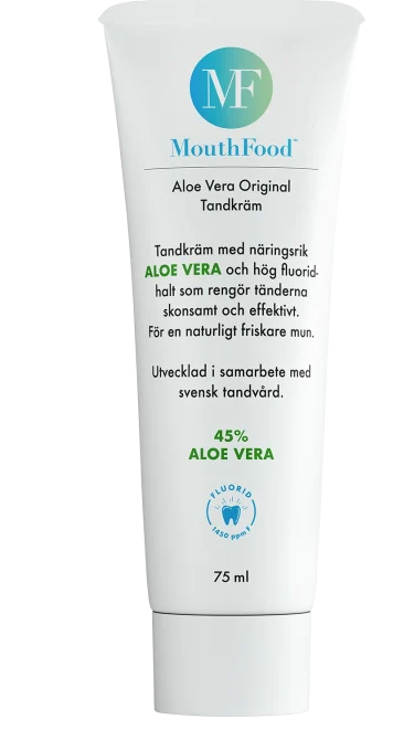 MouthFood Aloe Vera Tandkräm 75 ml MouthFood