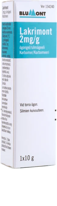 Lakrimont ögongel 2 mg/g 10 g Lakrimont