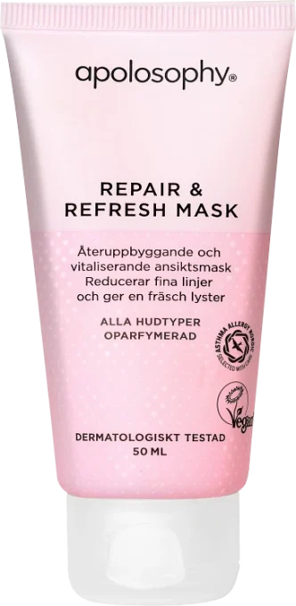 Apolosophy Face Repair & Refresh Mask Oparfymerad 50 ml Apolosophy