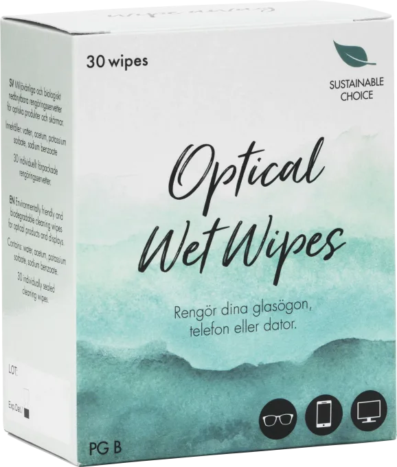 Haga Eyewear Optical Wet Wipes 30 st Haga Optik