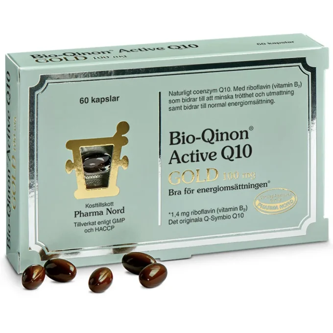 Pharma Nord Bio-Qinon Active Q10 Gold 100mg kapsel 60 st Pharma Nord