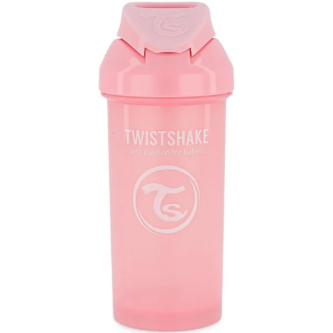 Twistshake Straw Cup 360 ml 6+ mån Pasell Rosa Twistshake