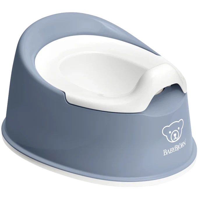 BabyBjörn Smart Potta Gråblå/Vit Babybjörn