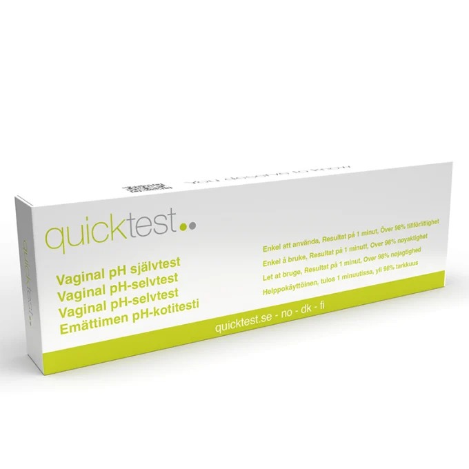 Quicktest Vaginalt pH-test 1-pack Quicktest