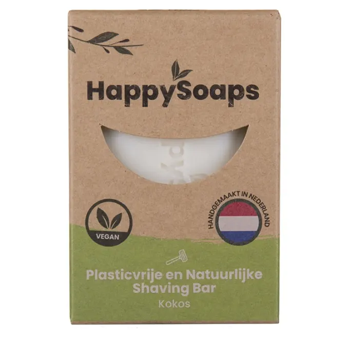 HappySoaps Shaving Bar Coconut 80 g HappySoaps