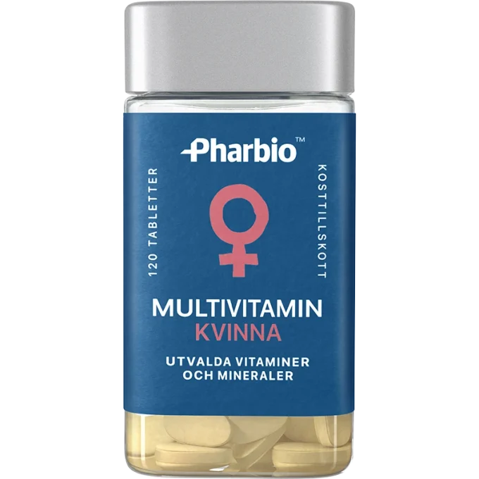 Pharbio Multivitamin Kvinna 120 st Pharbio